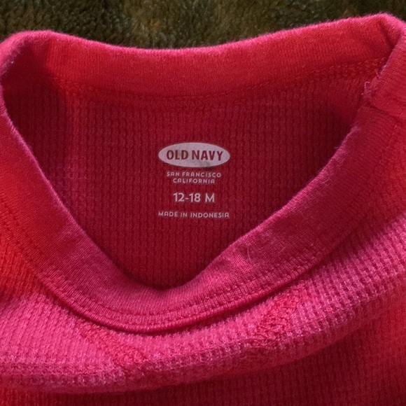 Old Navy and Carter’s Bundled Set Button Down, Thermal, Denim Skirt Size 12-18 - Picture 6 of 11